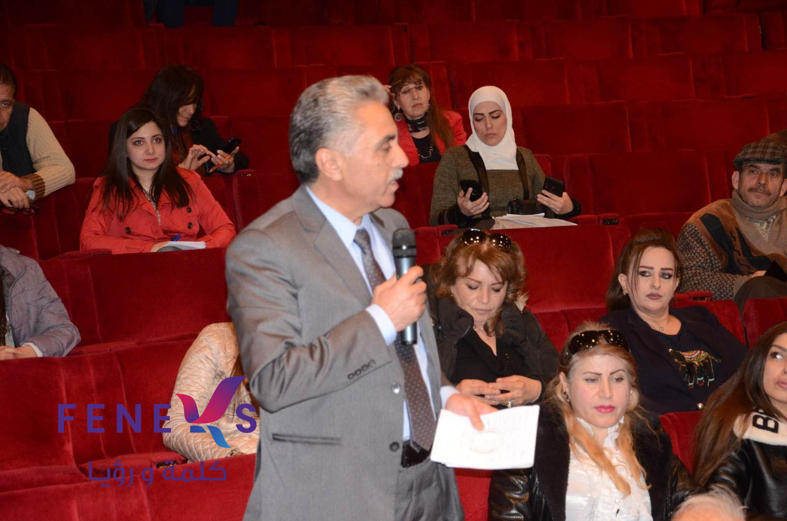 يونس خلف في تقرير الحريات الاعلامية مكتبة الاسد 22آذار 2023