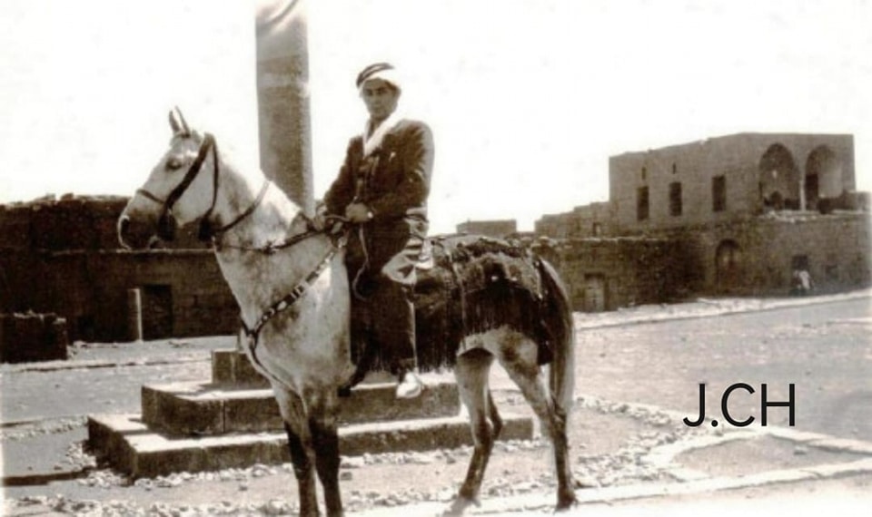 الفنان فريد الأطرش زيارة في بلدة متان عام 1935