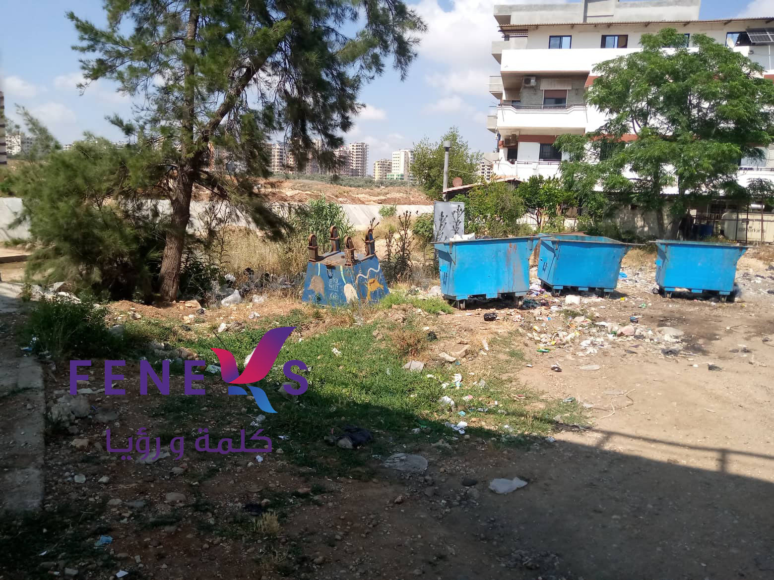 حاويات حي الطليعة