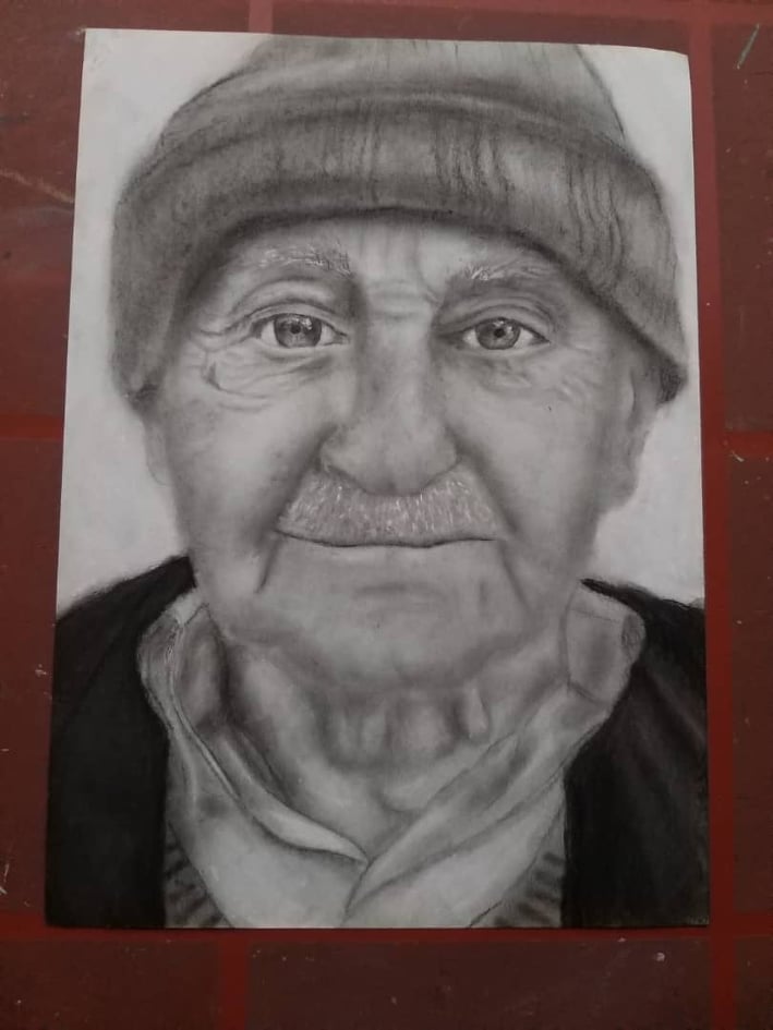 رسم شهد صورة لأبي يوسف